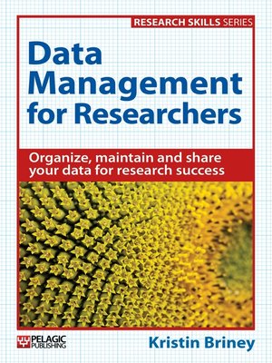 cover image of Data Management for Researchers